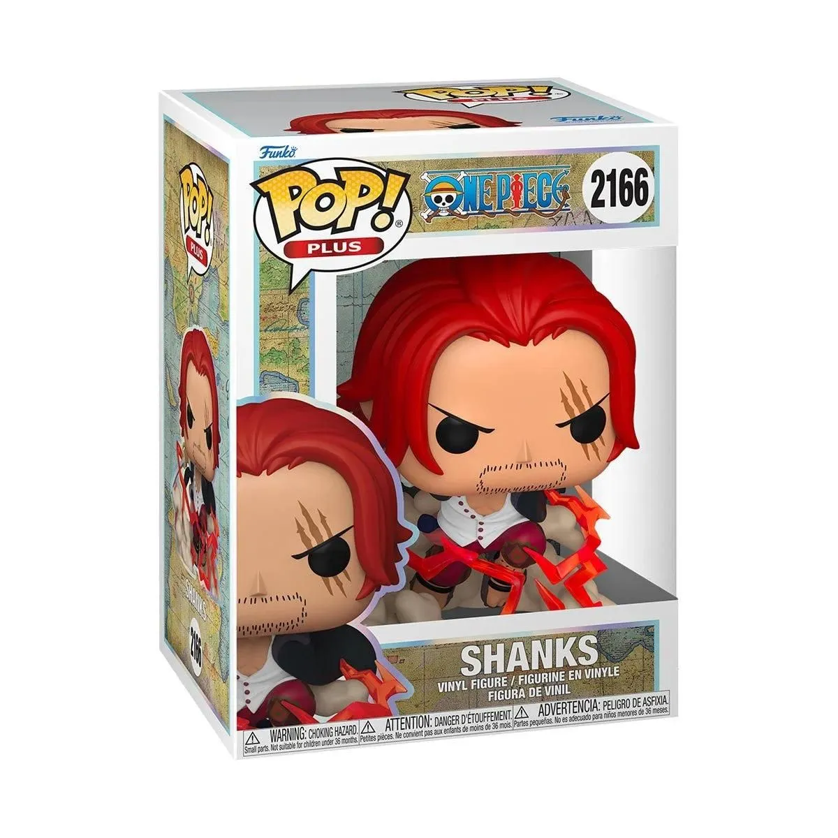 FUNKO POP! Plus: One Piece – Shanks #2166 Vinyl Figure