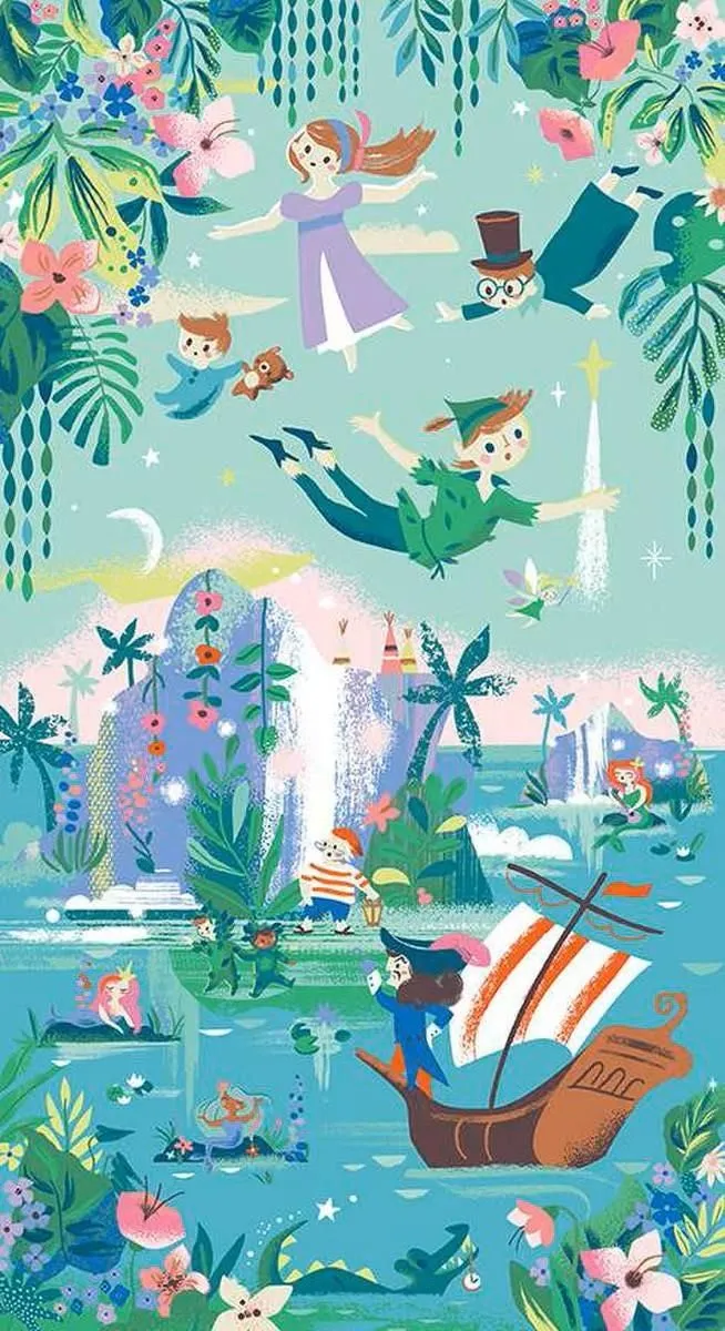Riley Blake | Forever Neverland | Panel | Jill Howarth | 24" X 43"