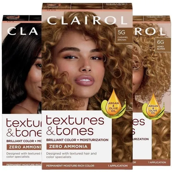 Clairol Textures & Tones Permanent Moisture-Rich Hair Color [Various Color Options]