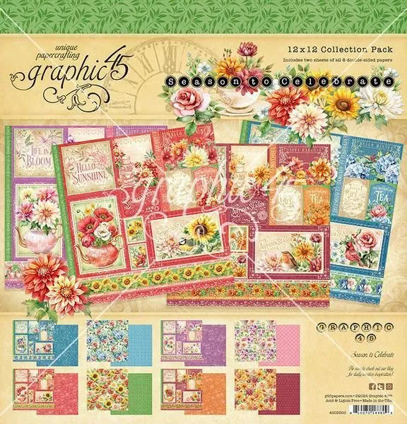 Graphic 45 - Season To Celebrate 12x12 Collection Pack