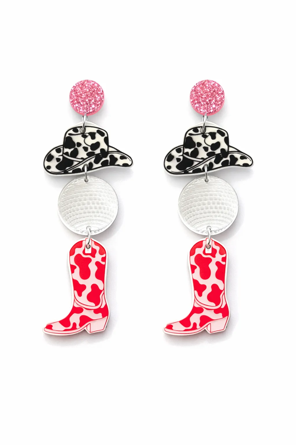 Midnight Showdown Western Earrings