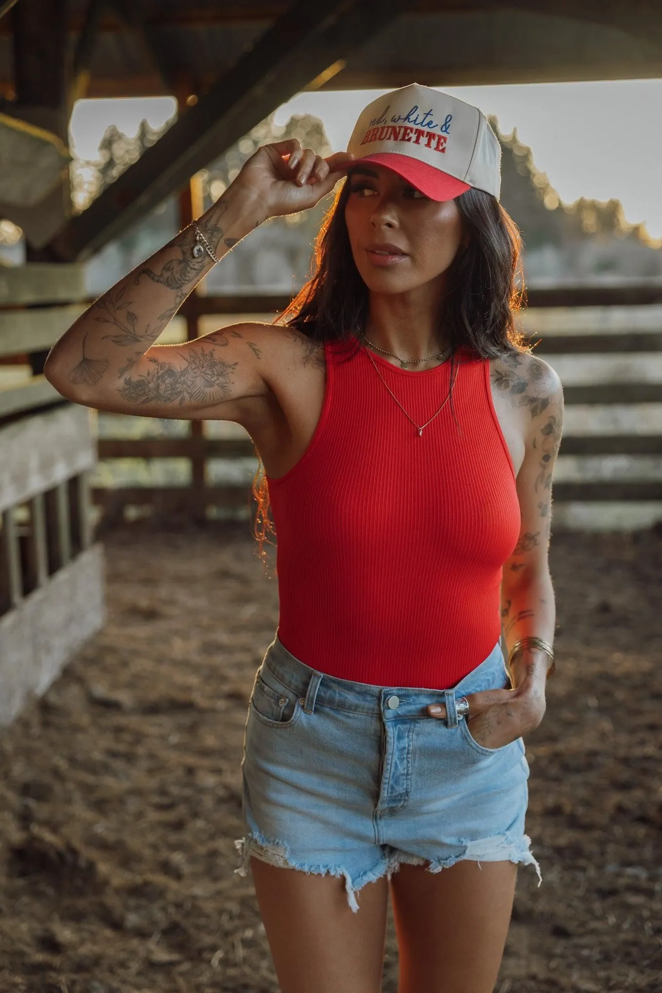 Jada High Neck Tummy Control Sleeveless Bodysuit