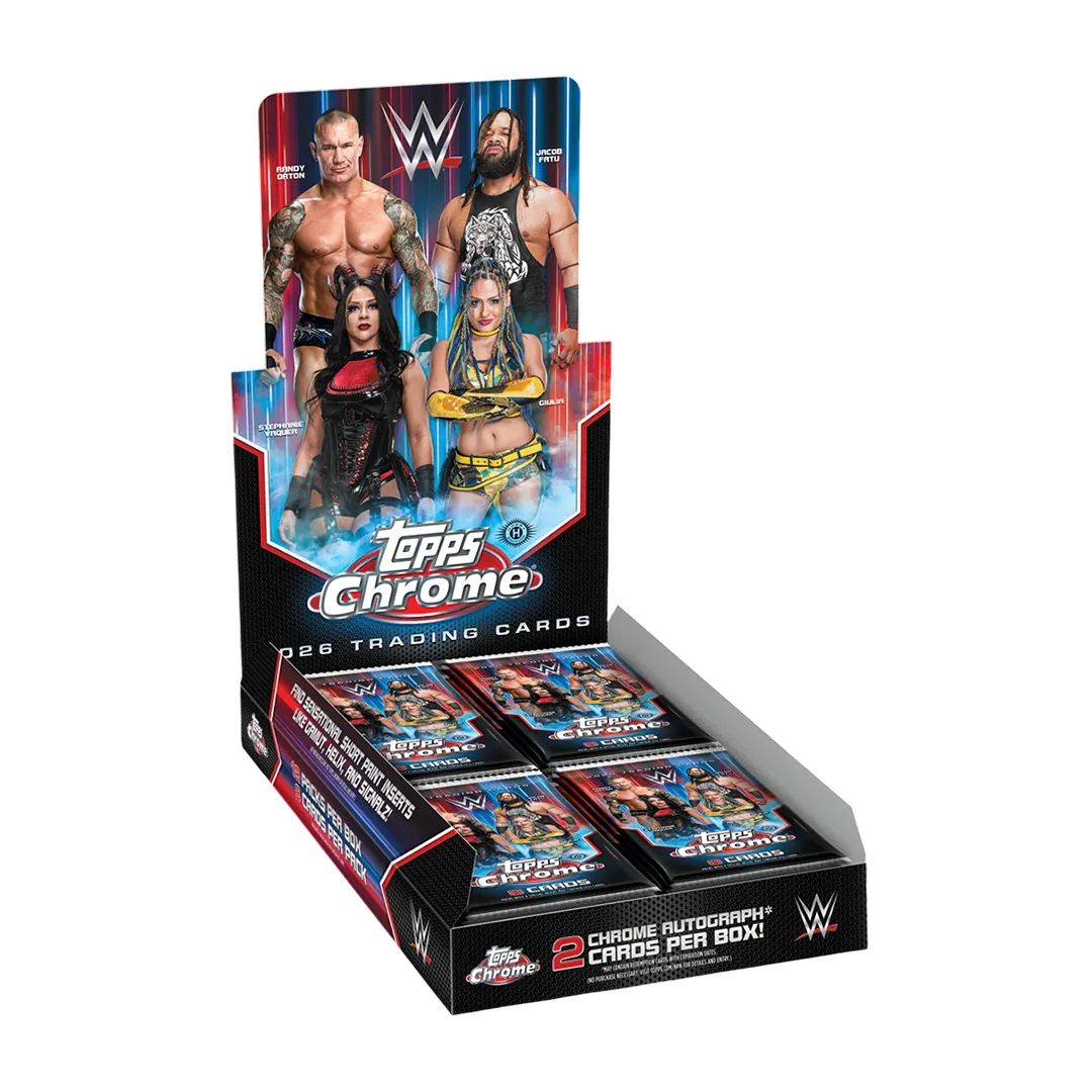 2026 Topps Chrome WWE Hobby Trading Cards