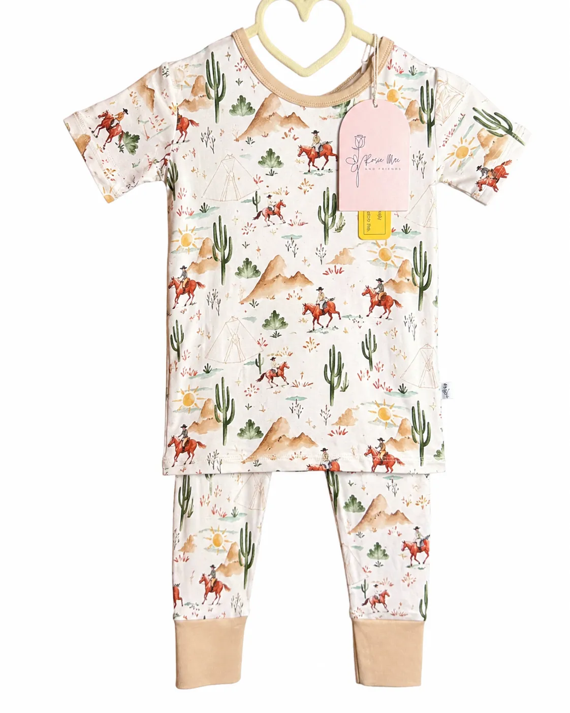 Western Roundup - 2 piece short sleeve & pants