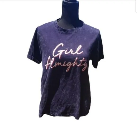 Product image for Twine Stark Girl Almighty Short Sleeve Tee‎ Navy Women's Large - New