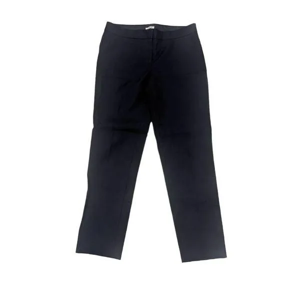 Product image for J. Crew Pants Navy Women's Size 2 100% Cotton Lined Dress Casual Straight Leg
