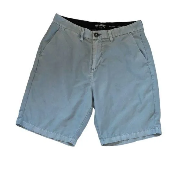 Product image for Billabong Shorts Men's 29 Hybrid Submersibles Flat Front Pocket Blue Green