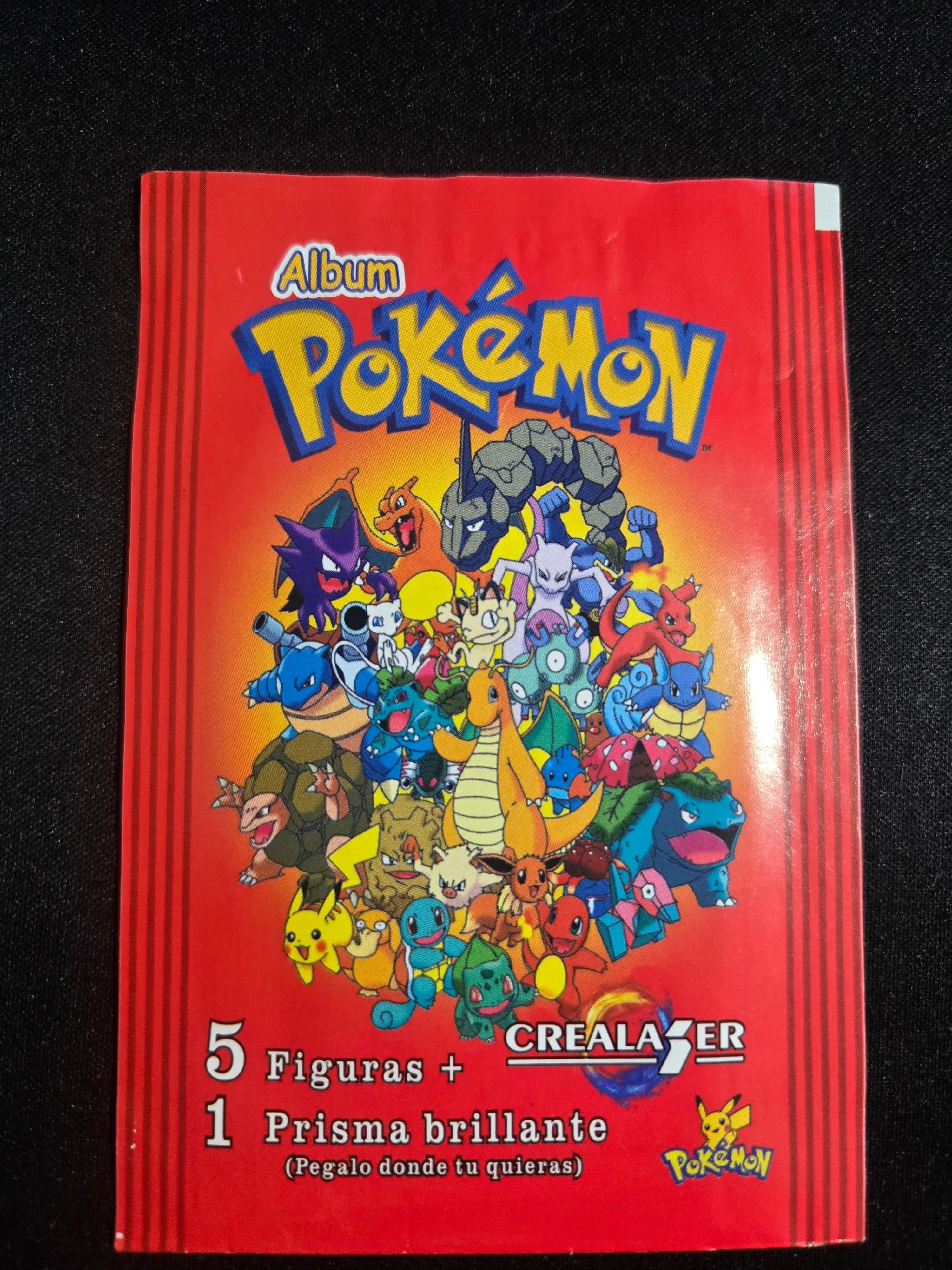 Ultra Rare Vintage Pokémon Sticker Single Booster Pack Sealed Spanish Crealaser (Hologram) - 1 Pack