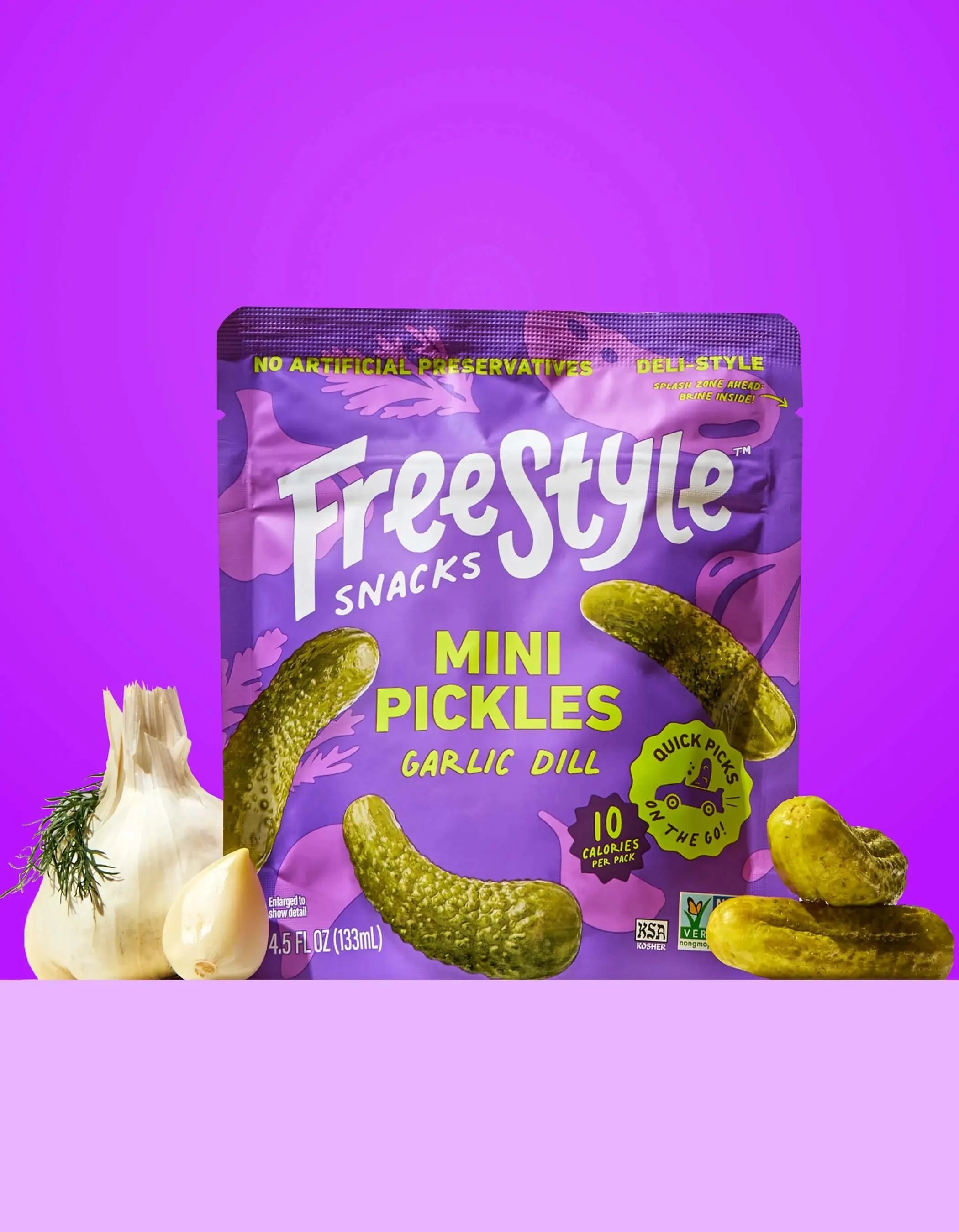 Garlic Dill Mini Pickles