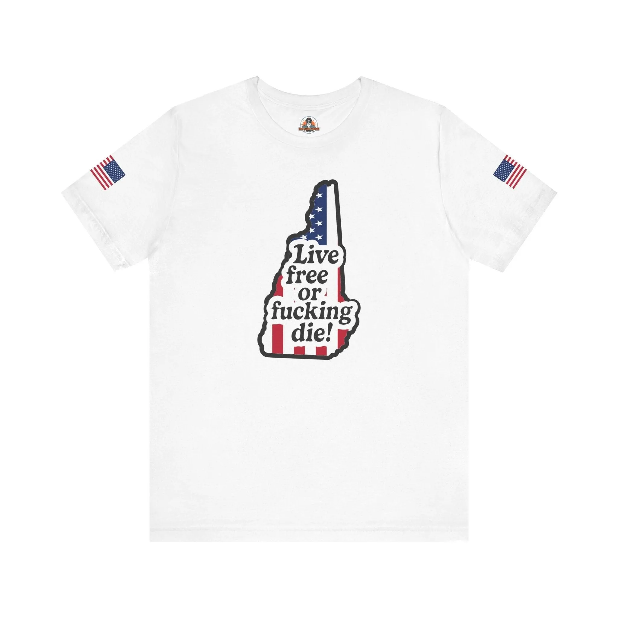 Bold Statement Tee with American Spirit, 4th of July T-Shirt, Unisex Patriotic Shirt, Gift for Freedom Lovers, Casual Everyday Wear