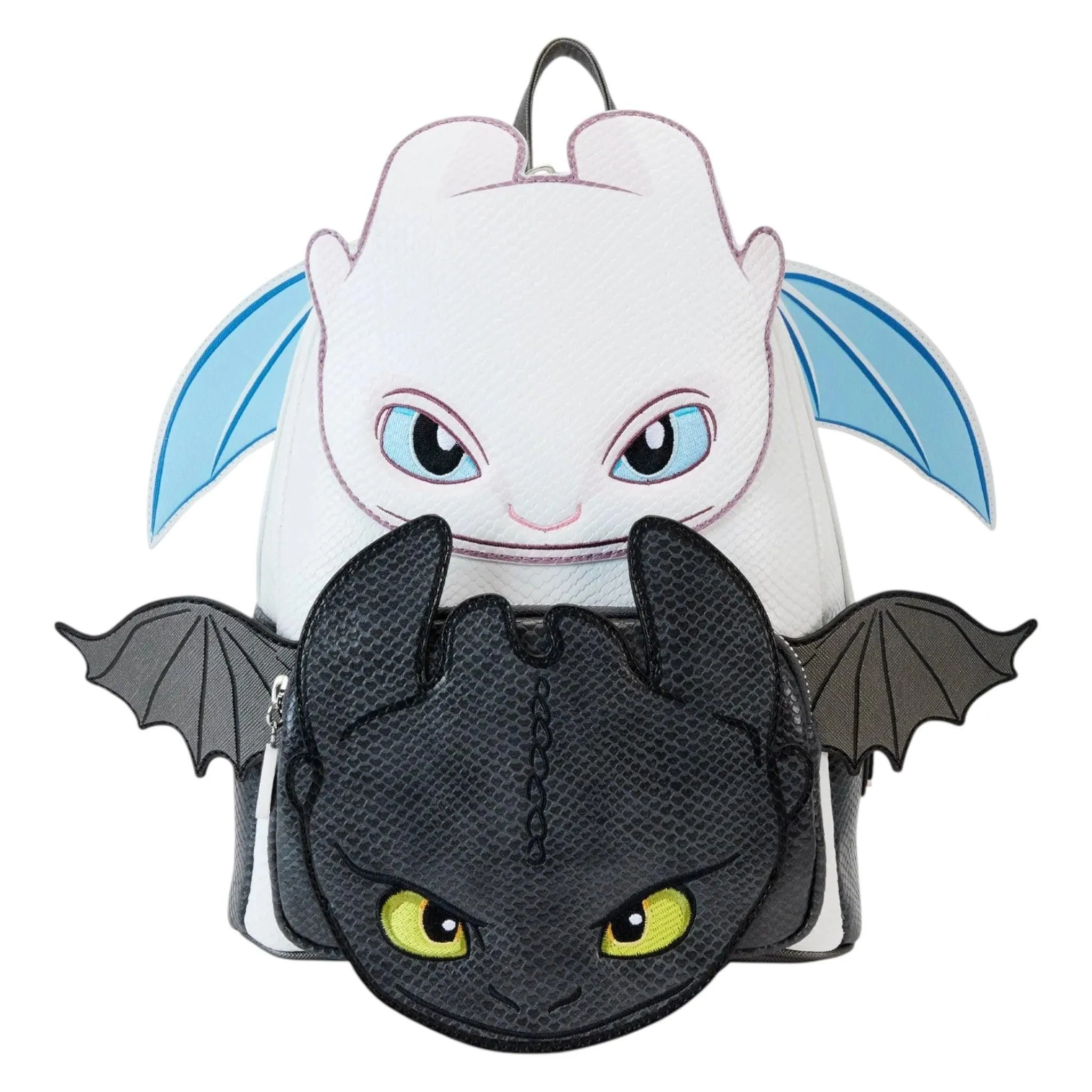 Loungefly Dreamworks How to Train Your Dragon Light and Night Fury Mini Backpack