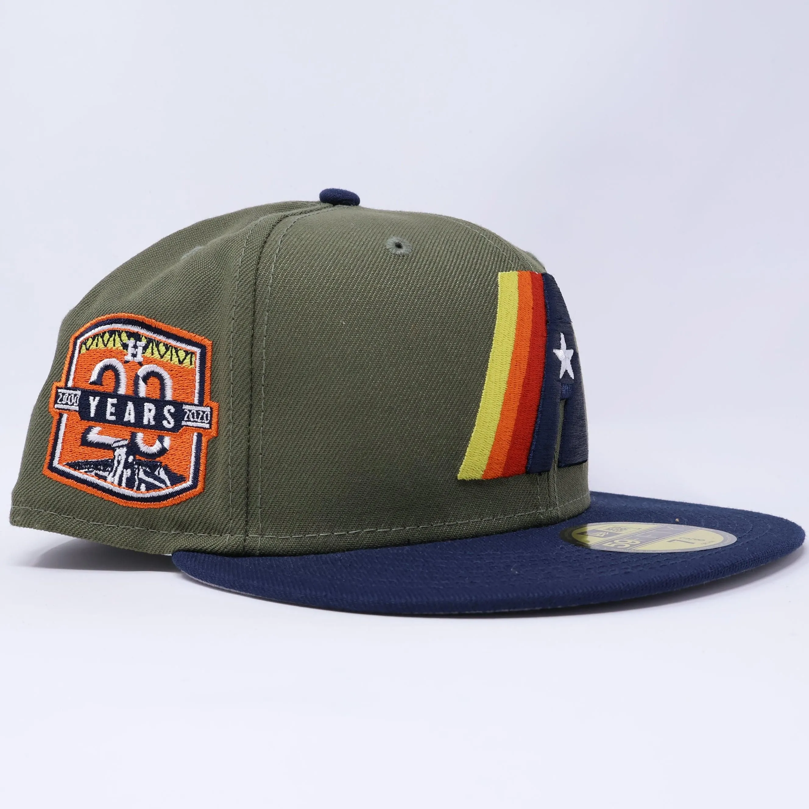 NWT 3/8 Green Houston Astros 20 Years 59fifty New Era Fitted Cap Hat