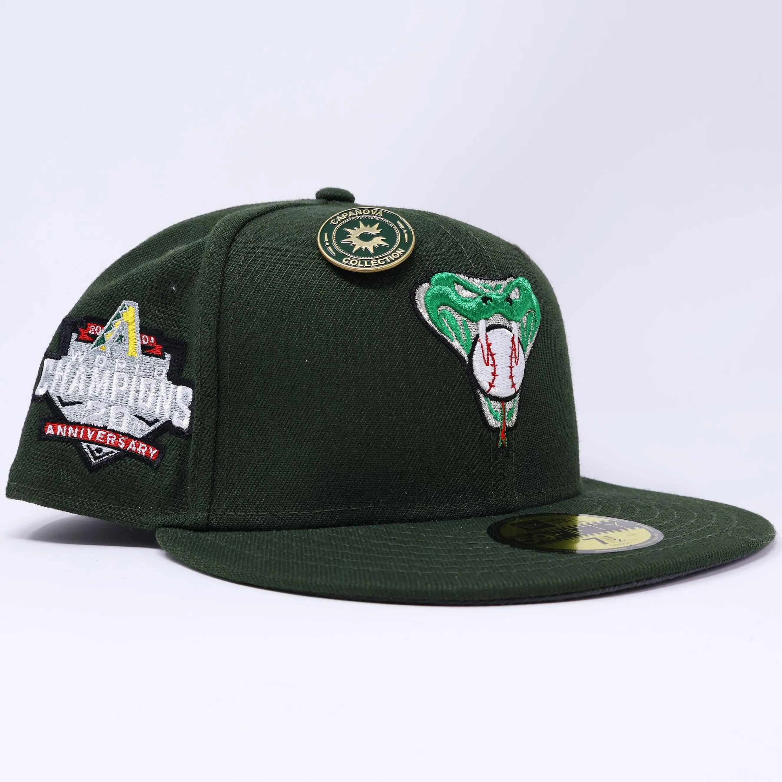 Green Arizona Diamondbacks World champions 20th 59fifty New Era Fitted