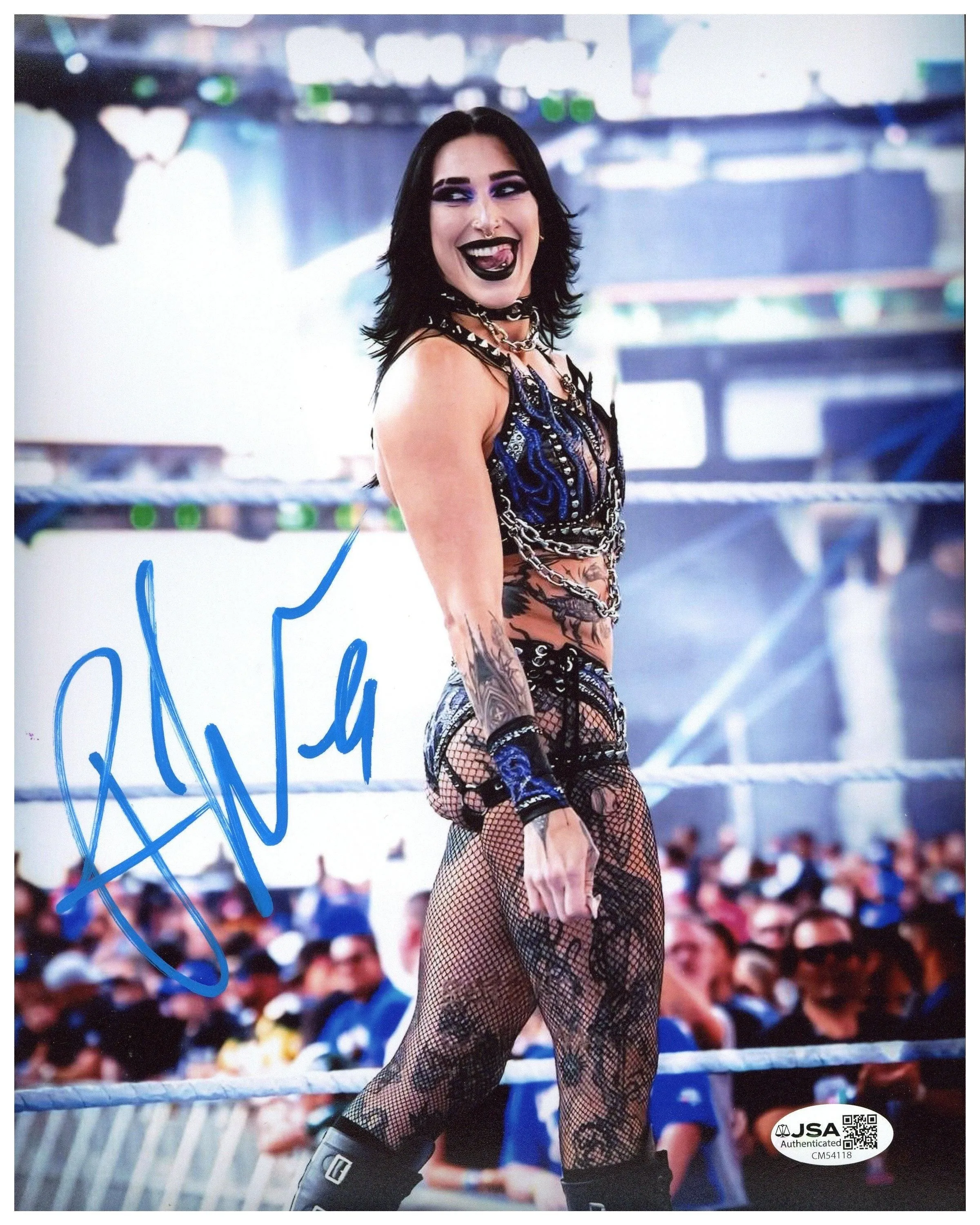 Rhea Ripley Signed 8x10 Photo WWE Champion Autographed JSA COA #4