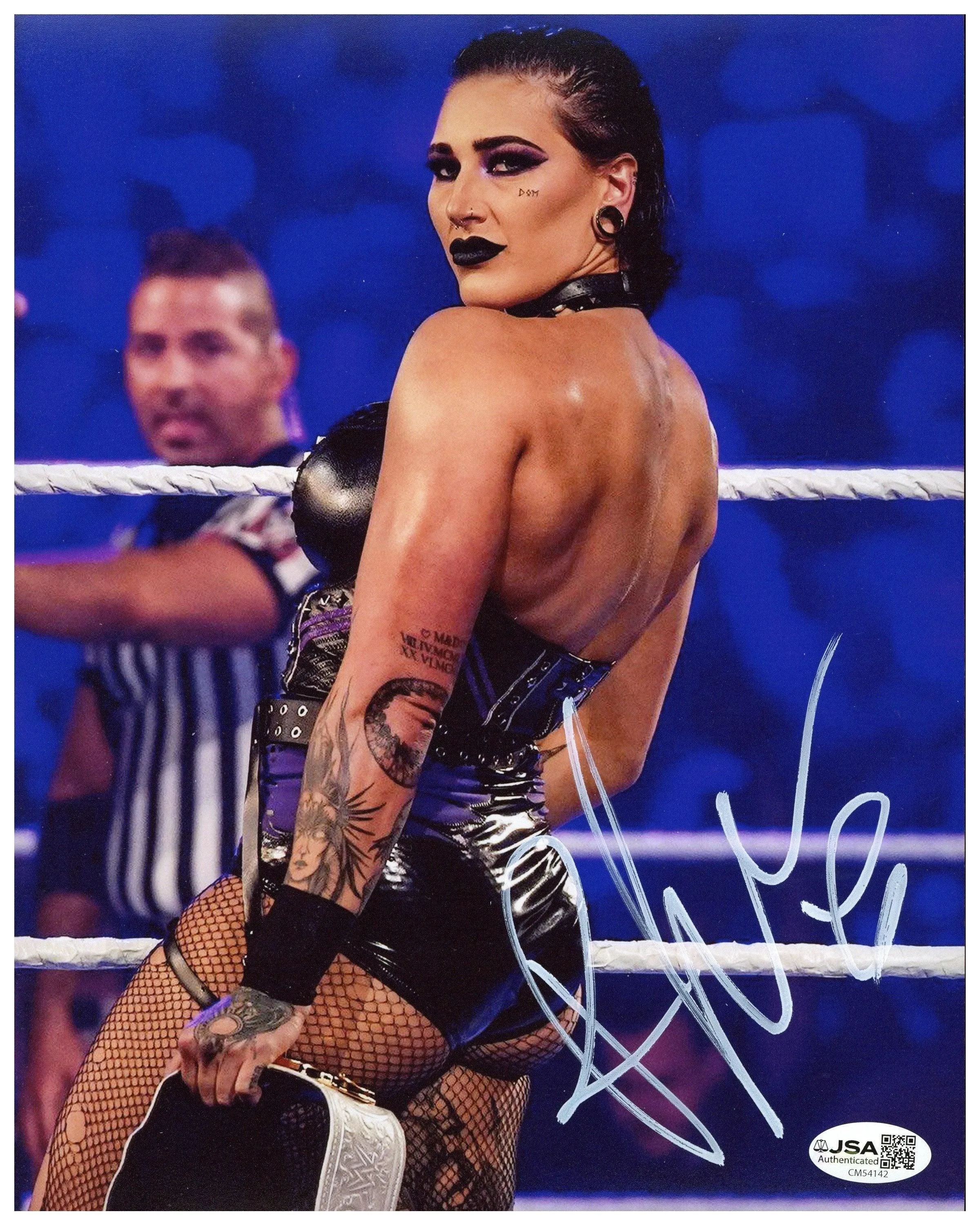 Rhea Ripley Signed 8x10 Photo WWE Champion Autographed JSA COA
