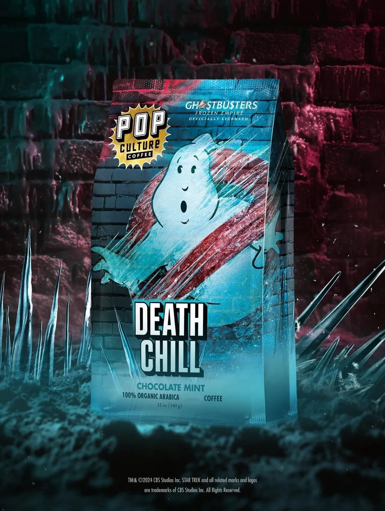 SPECIAL Pop Culture Coffee | Ghostbusters | Death Chill Chocolate Mint (Whole Bean Coffee)