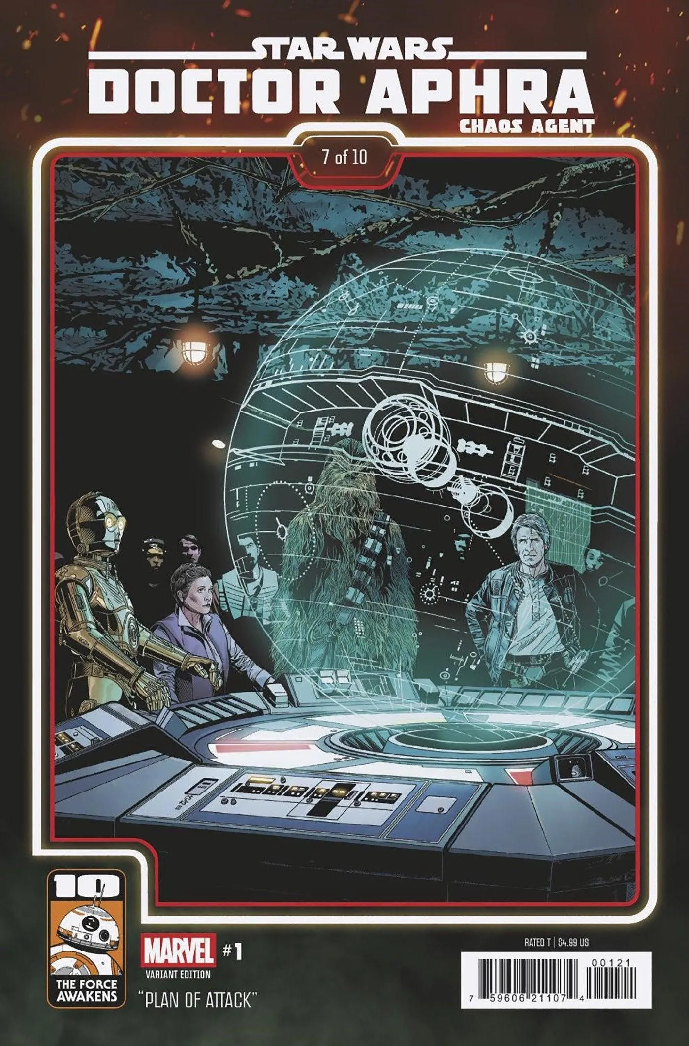 Star Wars: Doctor Aphra   Chaos Agent #1 Chris Sprouse The Force Awakens 10 Th Anniversary Variant