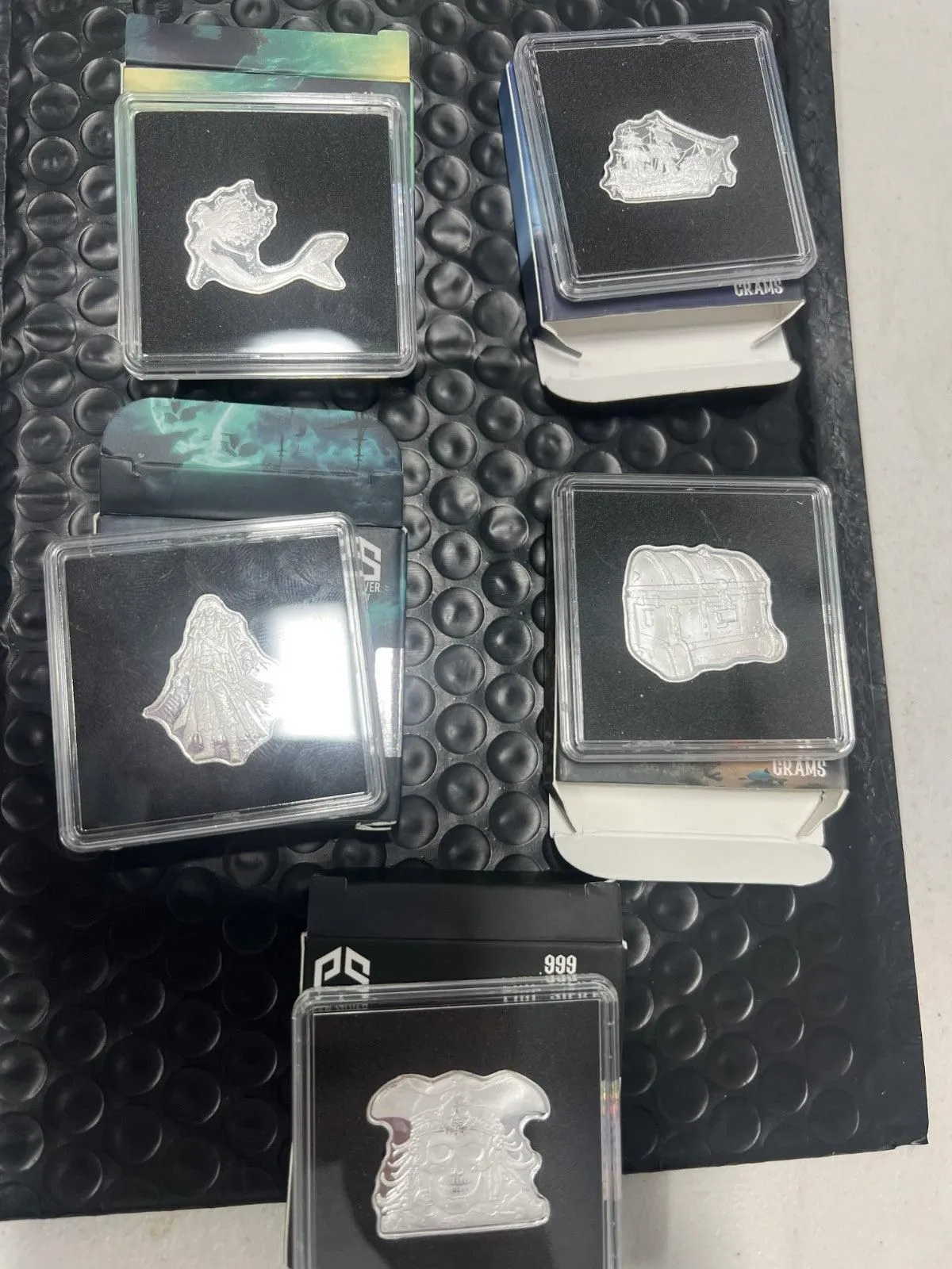 Pirate Series: Full set 25 Gram .999 Silver - Pan Silver Company with box