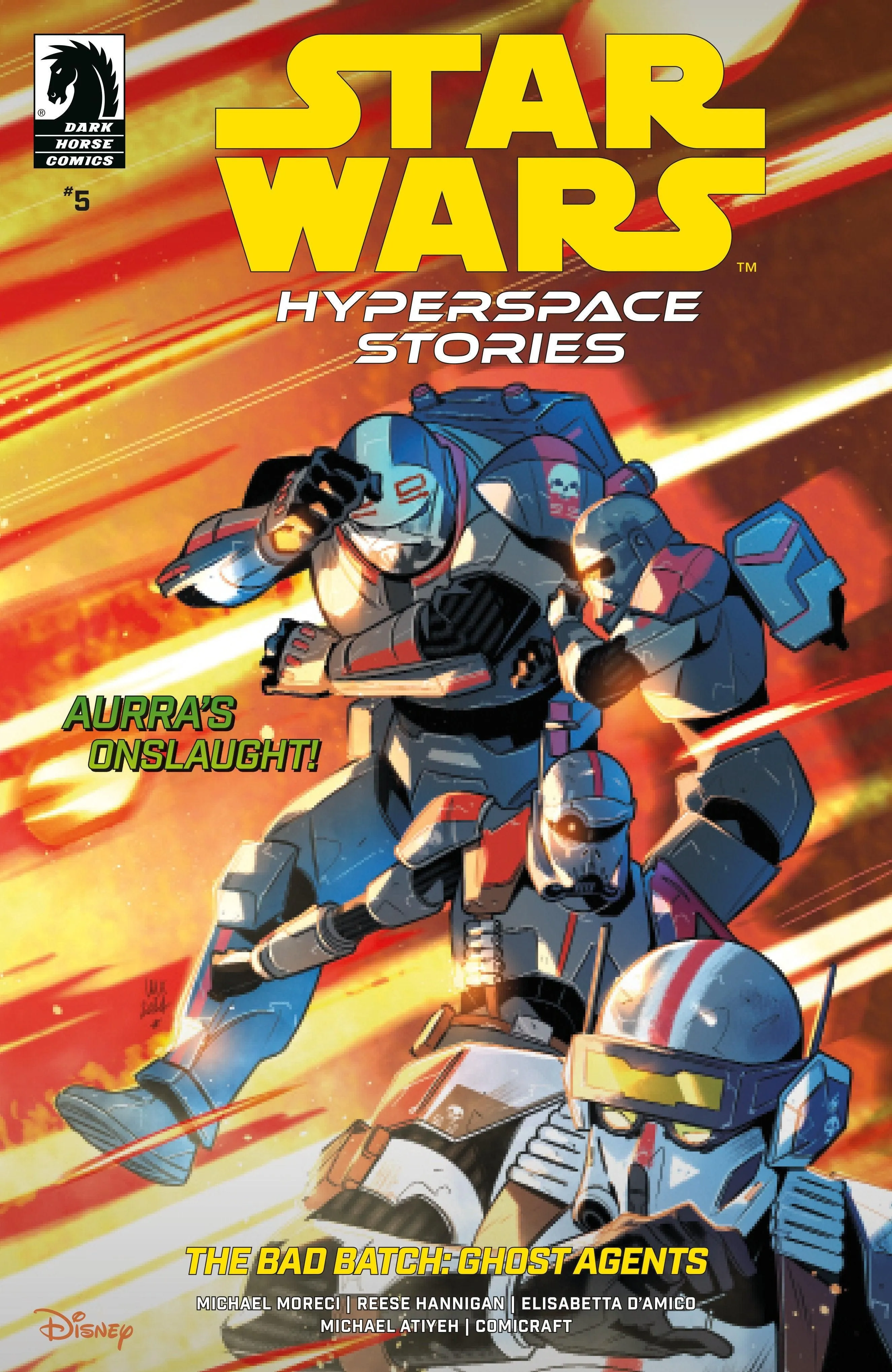 Star Wars: Hyperspace Stories: The Bad Batch  Ghost Agents #5 (Cover A) (Valeria Favoccia)