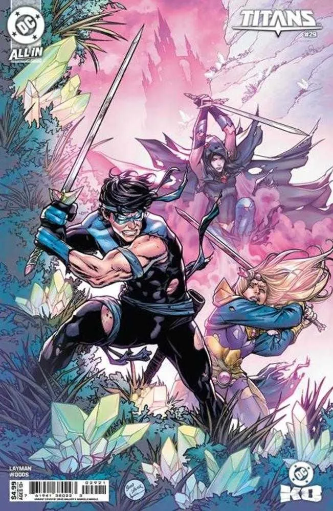 Titans #29 Cover B Brad Walker Card Stock Variant (DC K.O.)
