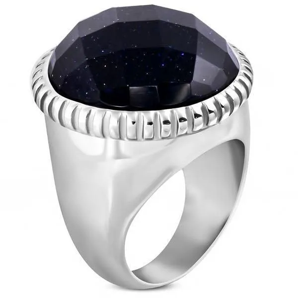 Night Sky Blue Massive Ring (c313)
