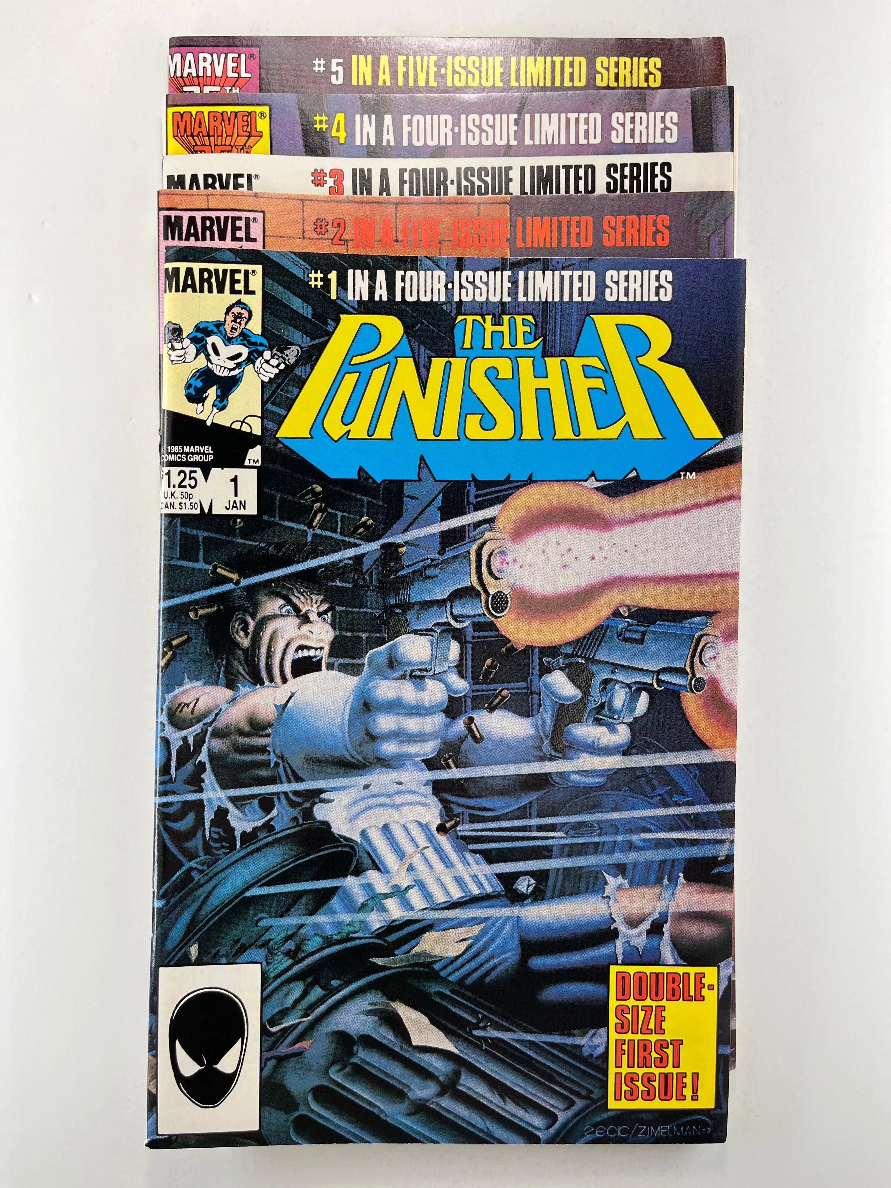 The Punisher Mini Series Set #1-5 (1986)