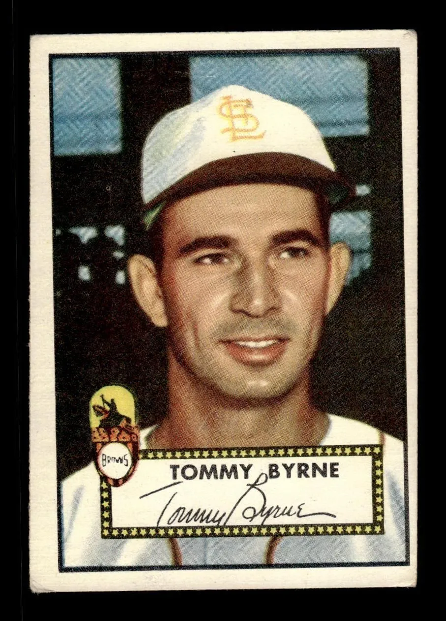 1952 Topps #241 Tommy Byrne St. Louis Browns Crease Free EX HOF-10006965