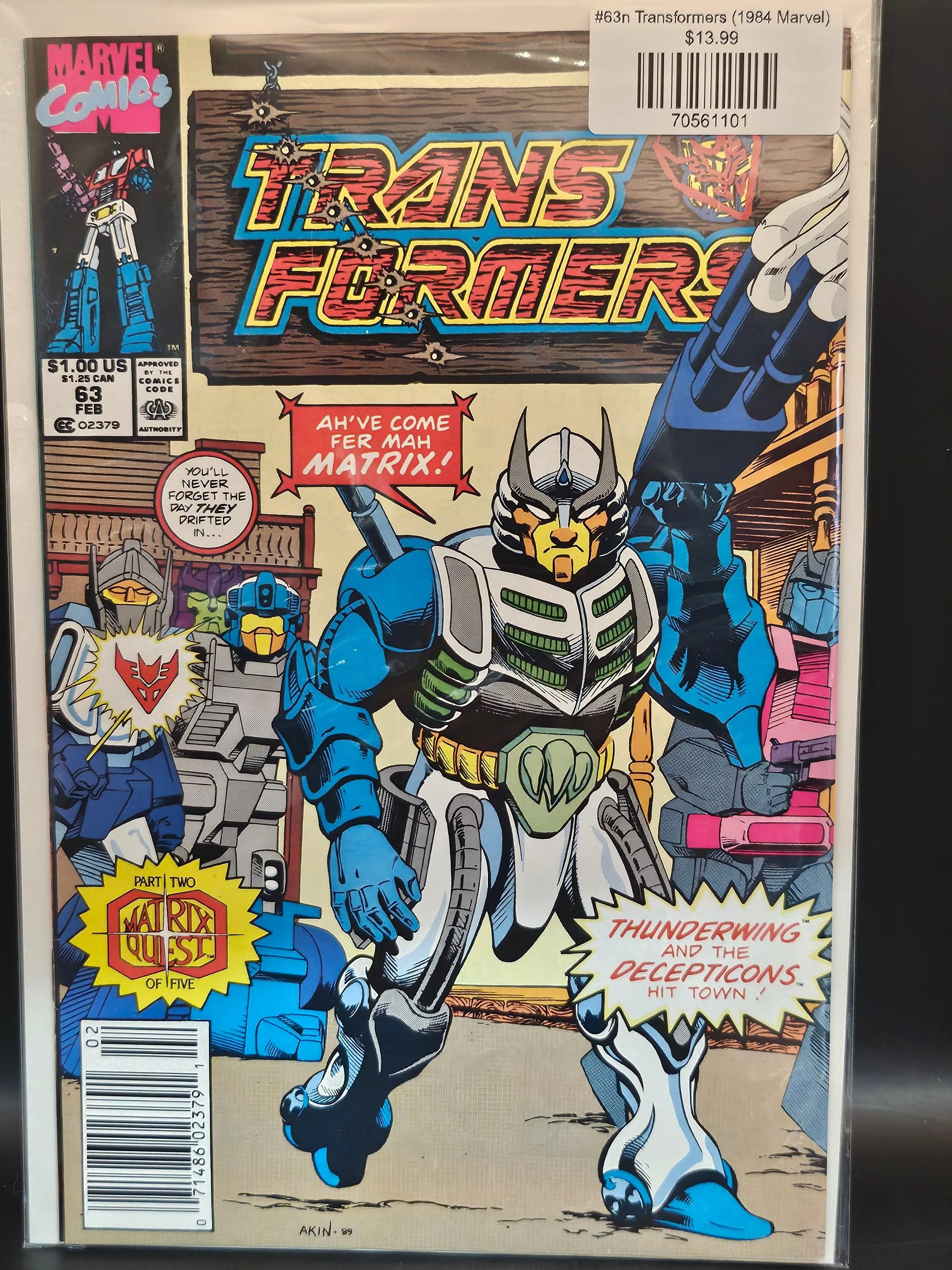 #63n Transformers (1984 Marvel)