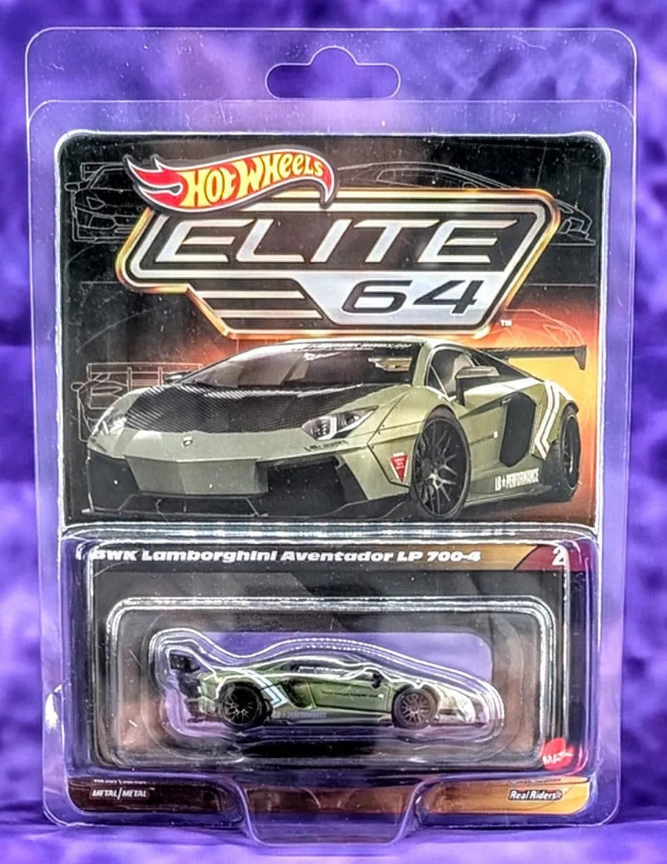 Hot Wheels Elite 64 LBWK Lamborghini Aventador LP 700-4
