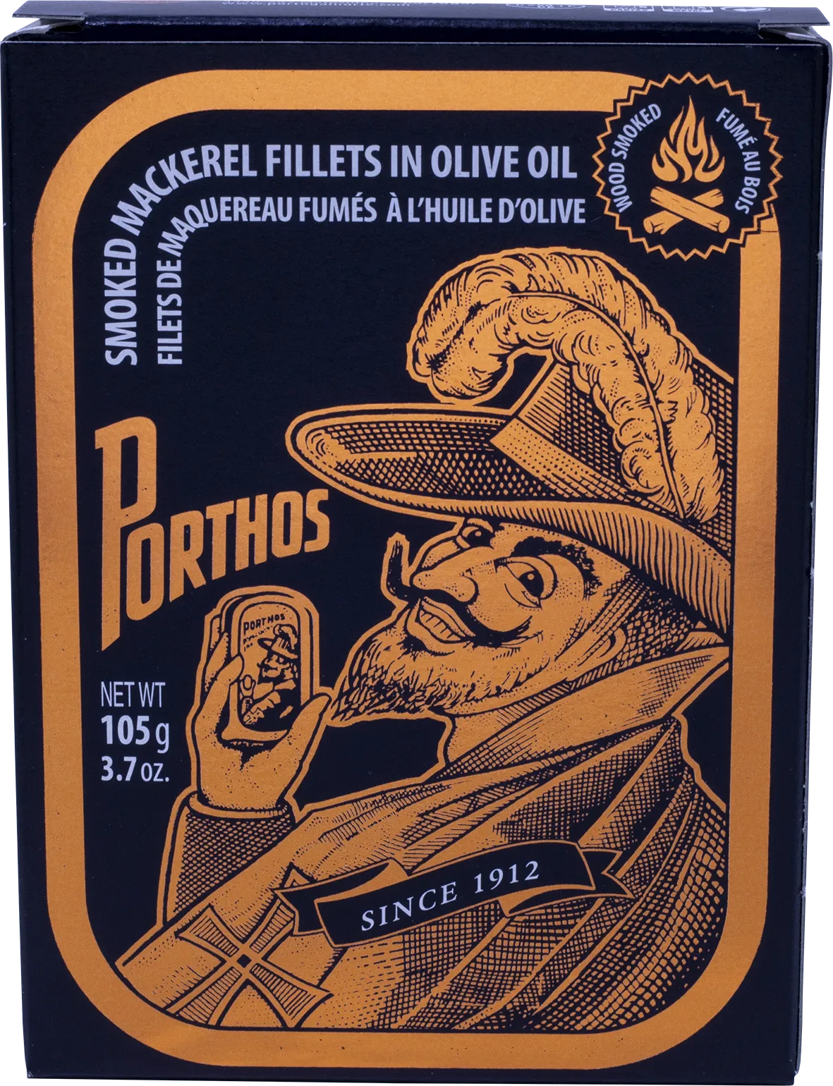 Porthos Smoked Mackerel Fillets in Olive Oil