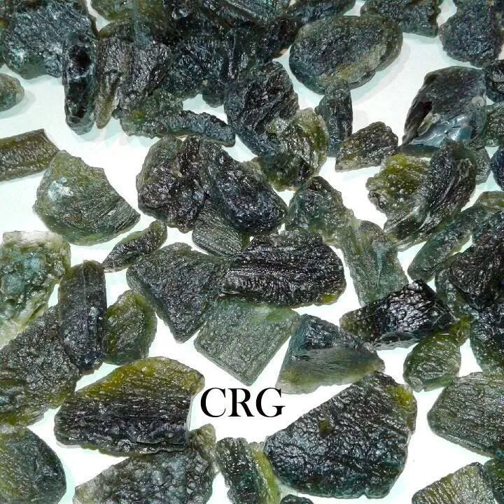 10-Gram Lot-Moldavite-Tektite, Czech Republic-Besednik , Genuine Moldavite 3-8g