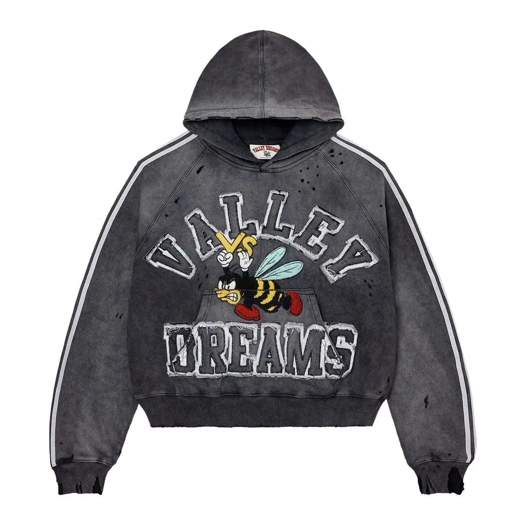 Vale Forever Anthem Hoodie Pullover 'Black/Mono'