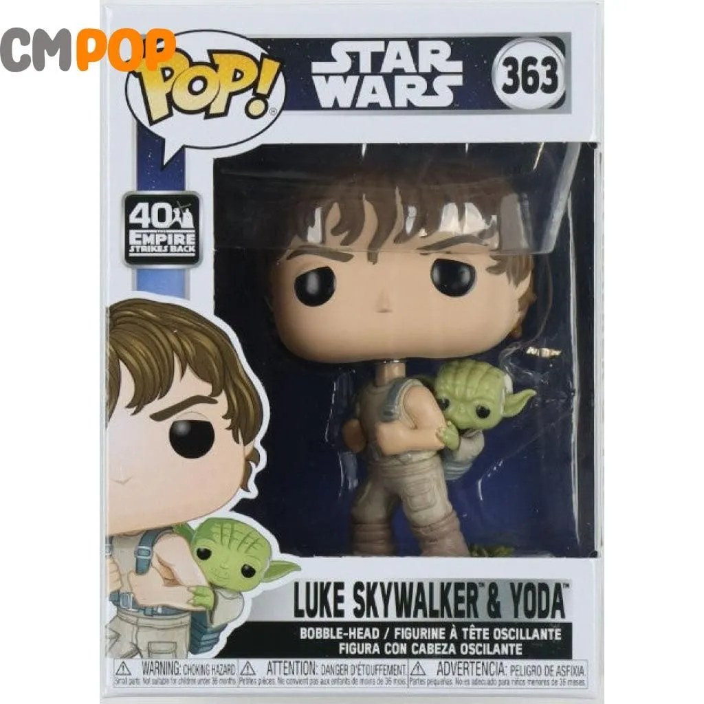 Luke Skywalker and Yoda - #363 - Funko Pop! - Star Wars