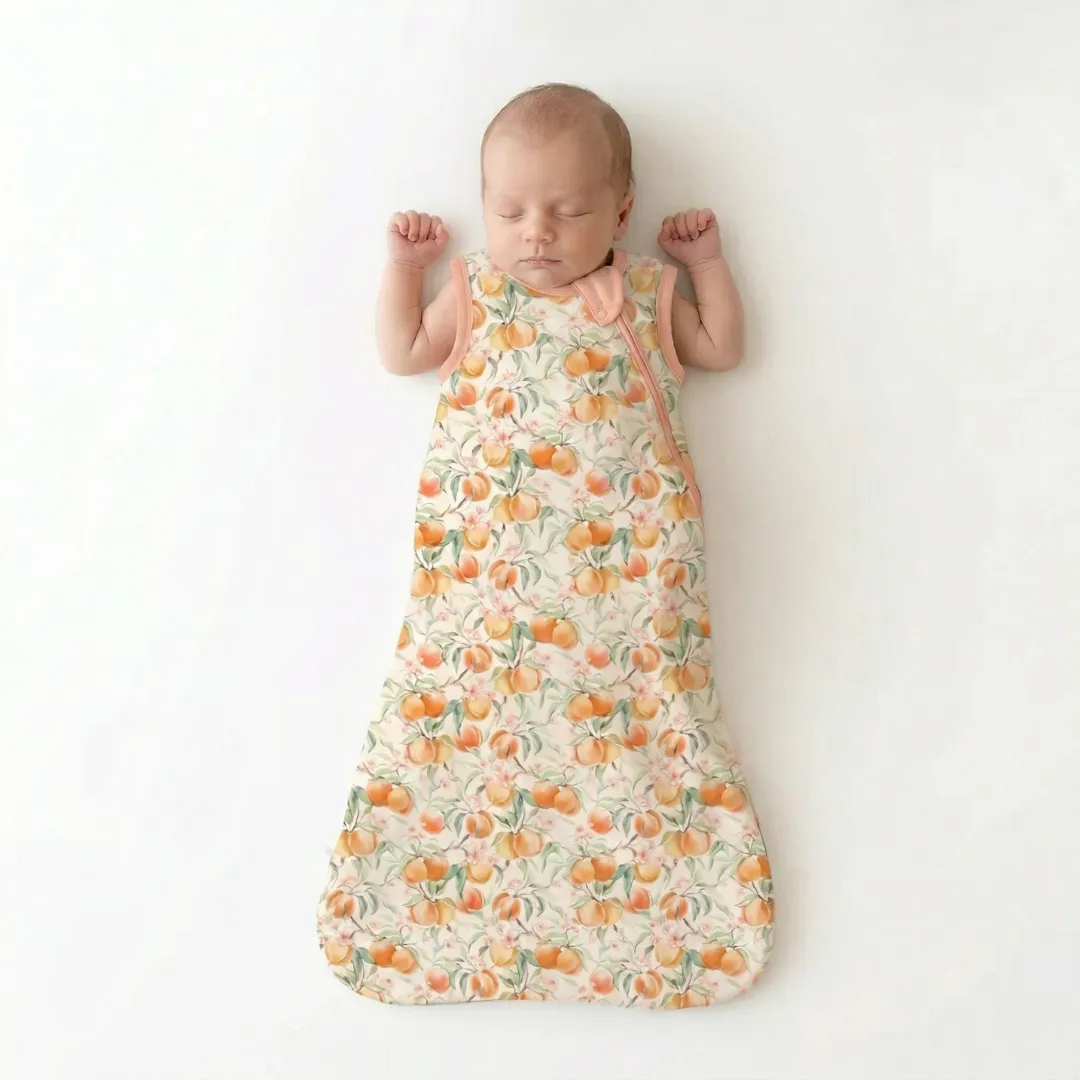 Bamboo Sleep Sack Peach Garden