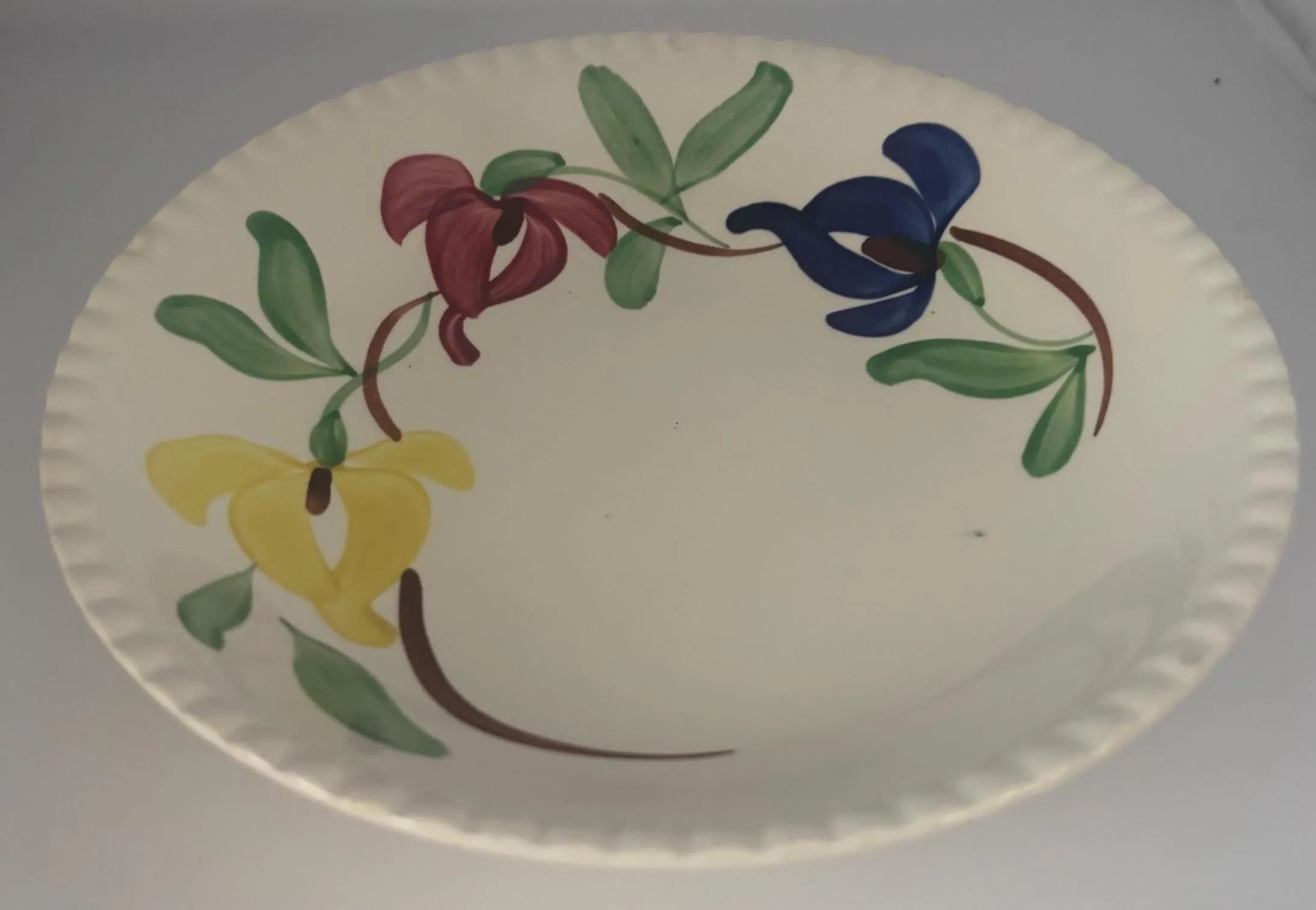 Blue Ridge Pottery Serving or Vegetable Bowl, Lover Antiques and Vintage