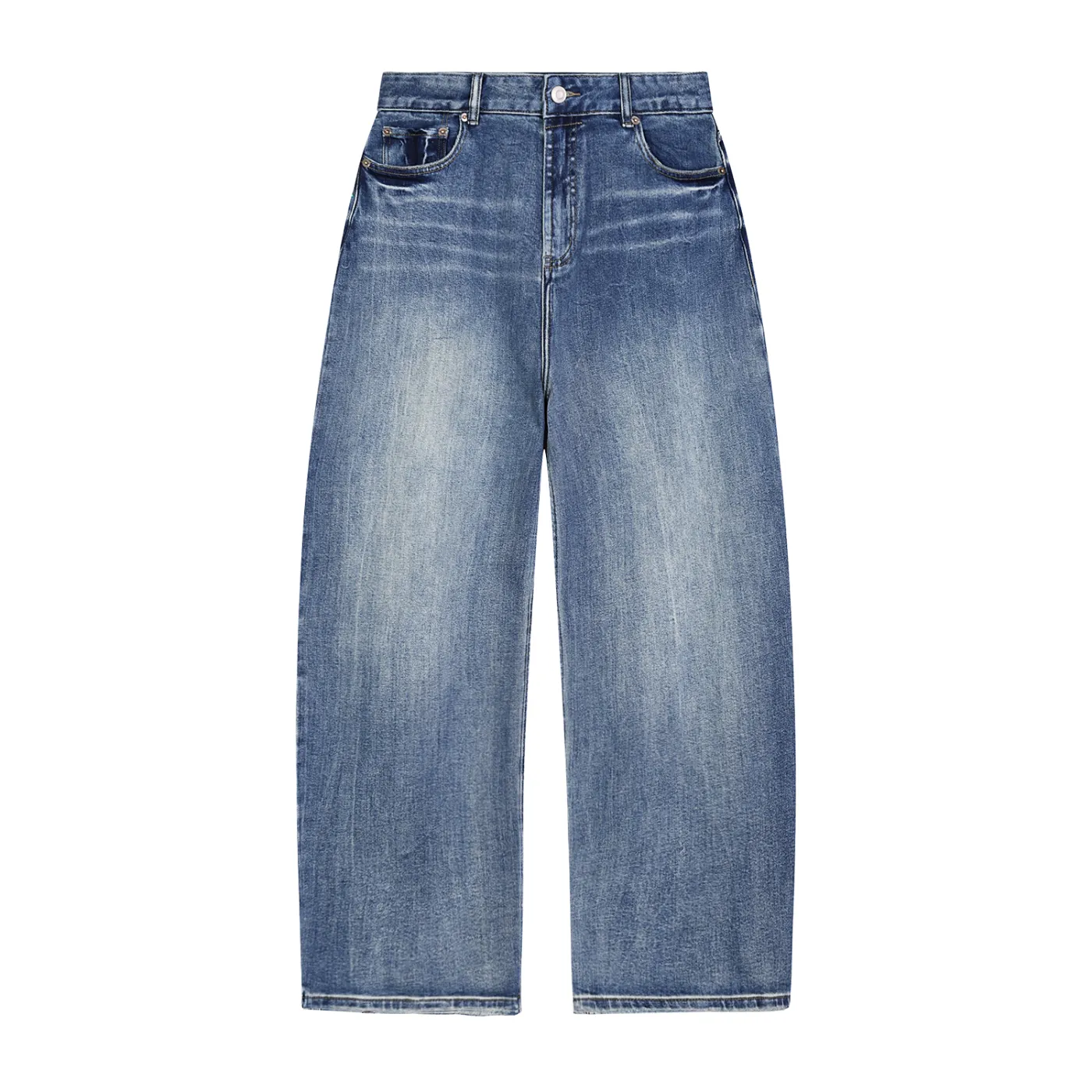 "Brooklyn Republic" Sun Fade Heavyweight Denim Jeans
