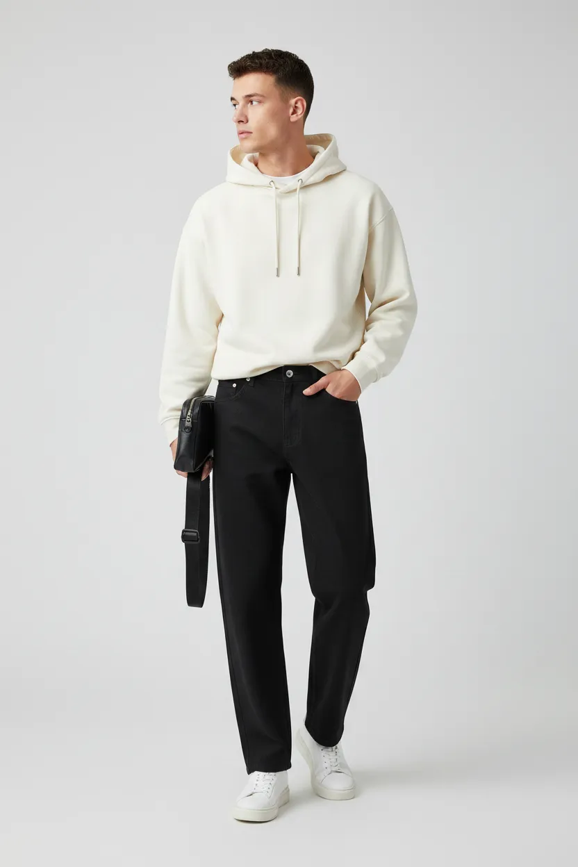 Brooklyn Republic essentials™ Heavyweight Cotton Straight-Leg Pants