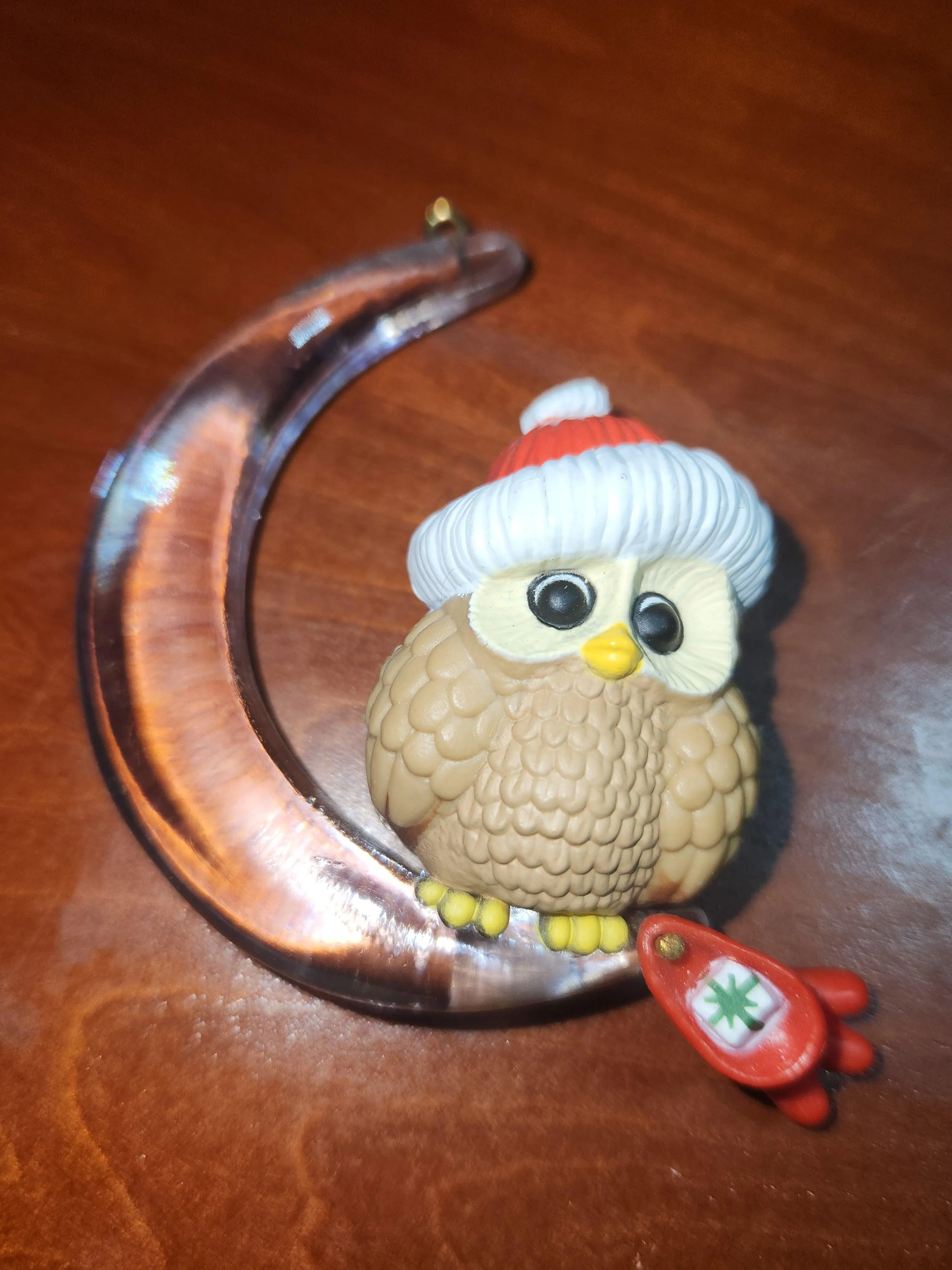 Vintage Hallmark Keepsake Ornament Miniature Christmas Owl 1984 NO BOX