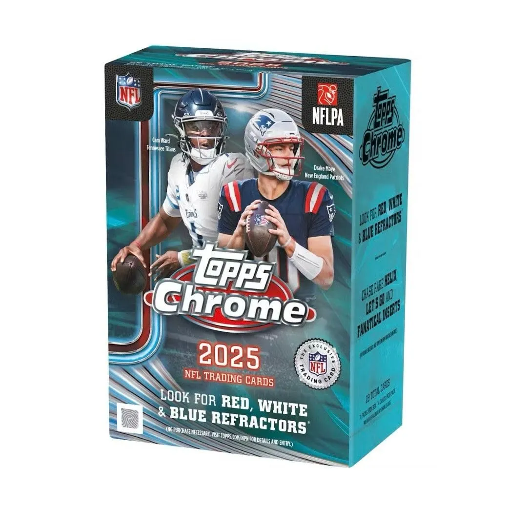 2025 Topps Chrome Football Value Box