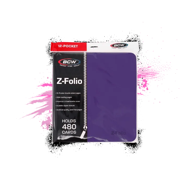 Z-Folio: 12 Pocket LX Album - Purple