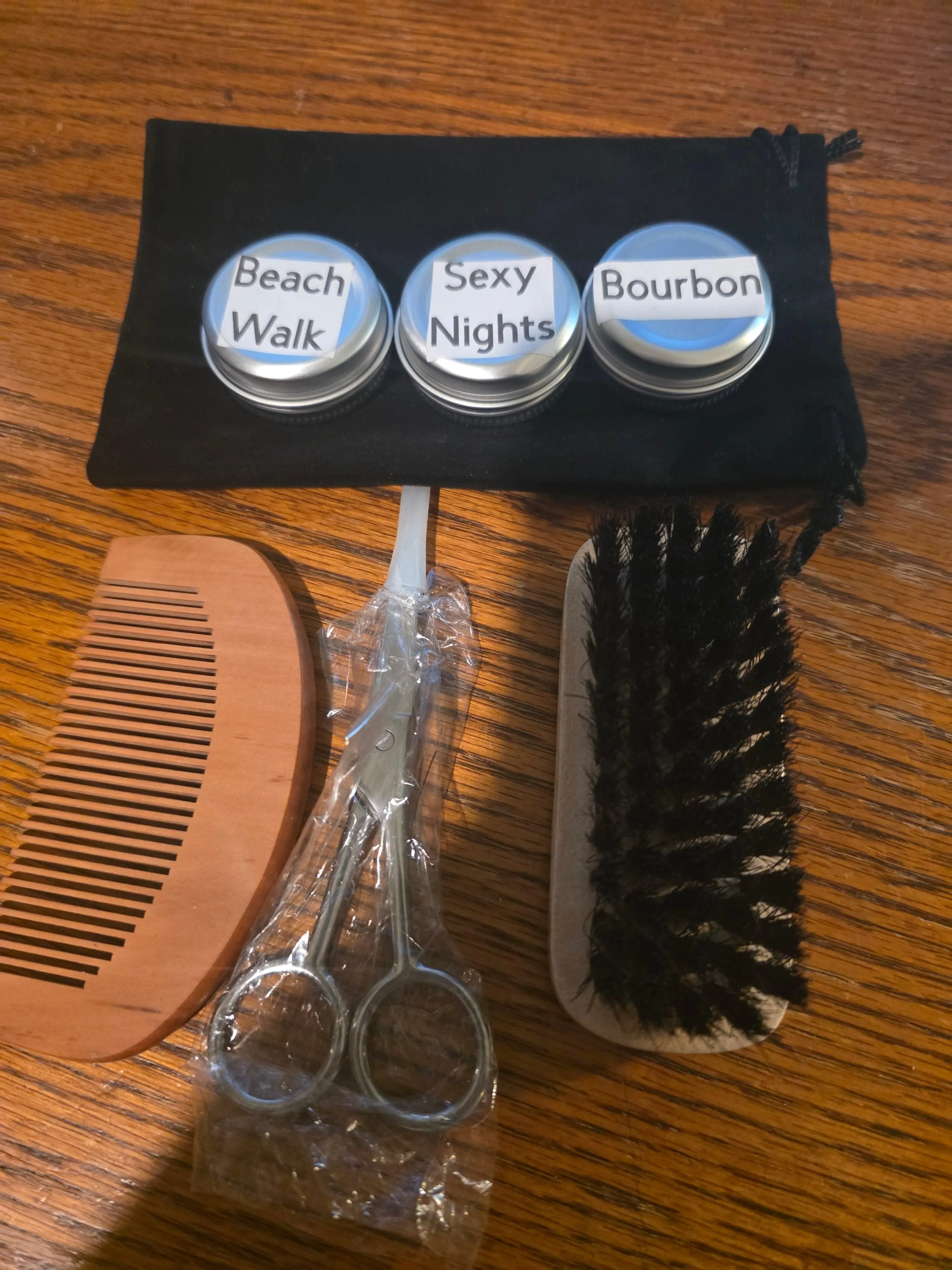 The Chief's kit Beard Care & Grooming Kit - 3 Premium Balms + 4pc Tool Set
