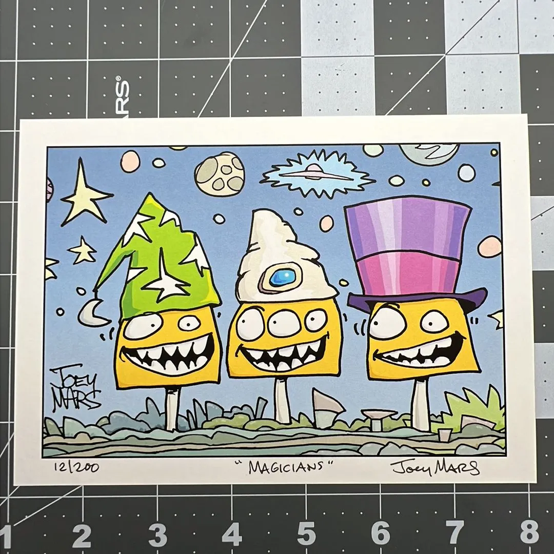 Product image for 002 Magicians Ltd edition print 7x5 inches