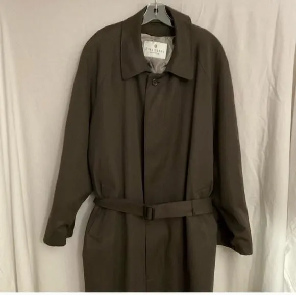 Product image for Vintage Bill Blass Winter Trench Coat 44 reg
