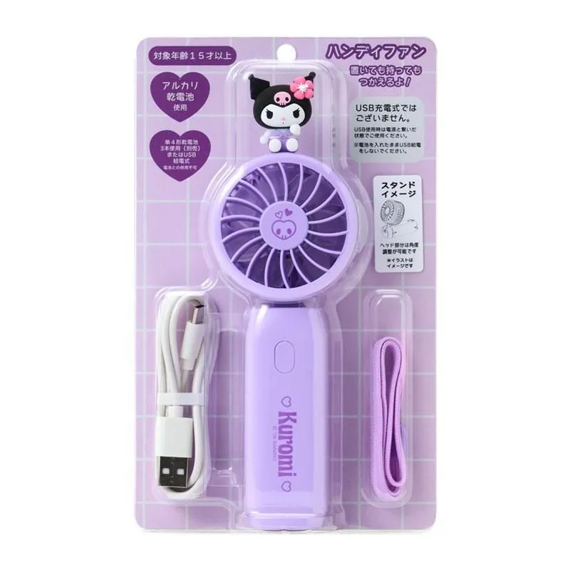 Kuromi Handy Fan