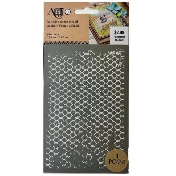 Art-C Adhesive Screen Stencil Chain Link