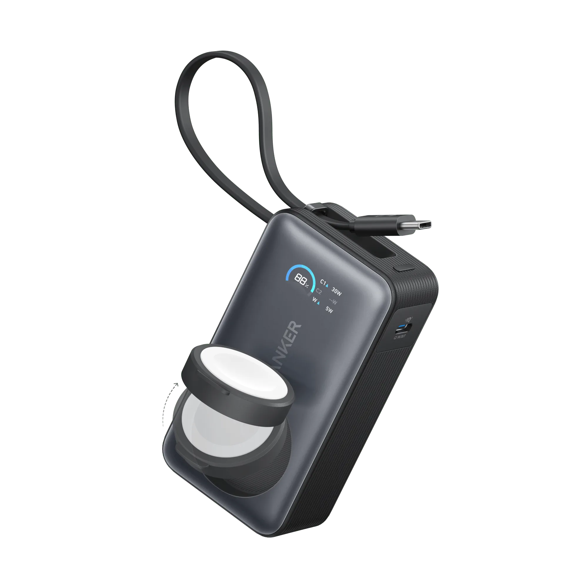 Anker MagGo Power Bank (10K, 35W, For Apple Watch)