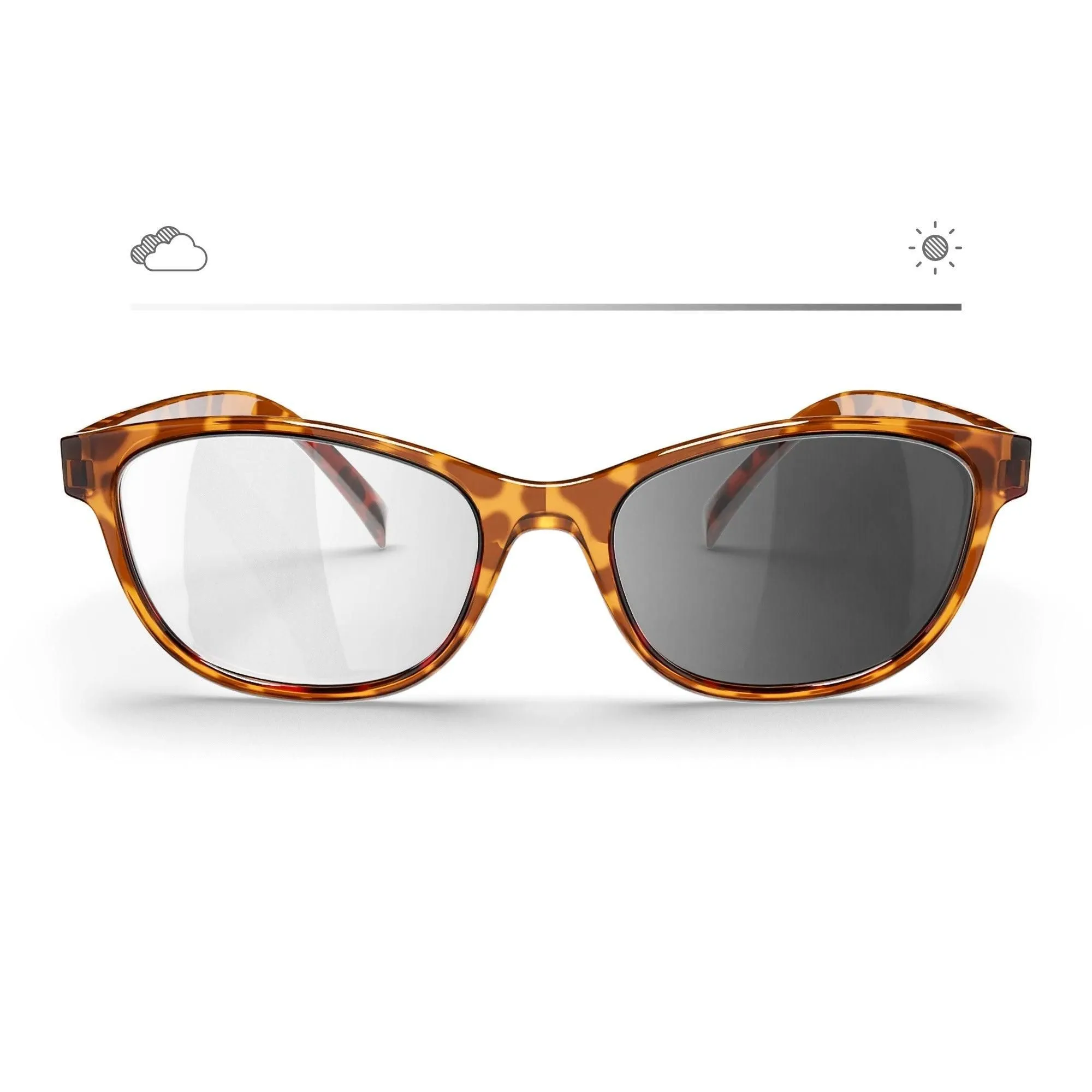 Tortoise Oval Prescription Transitions® XTRActive Polarized