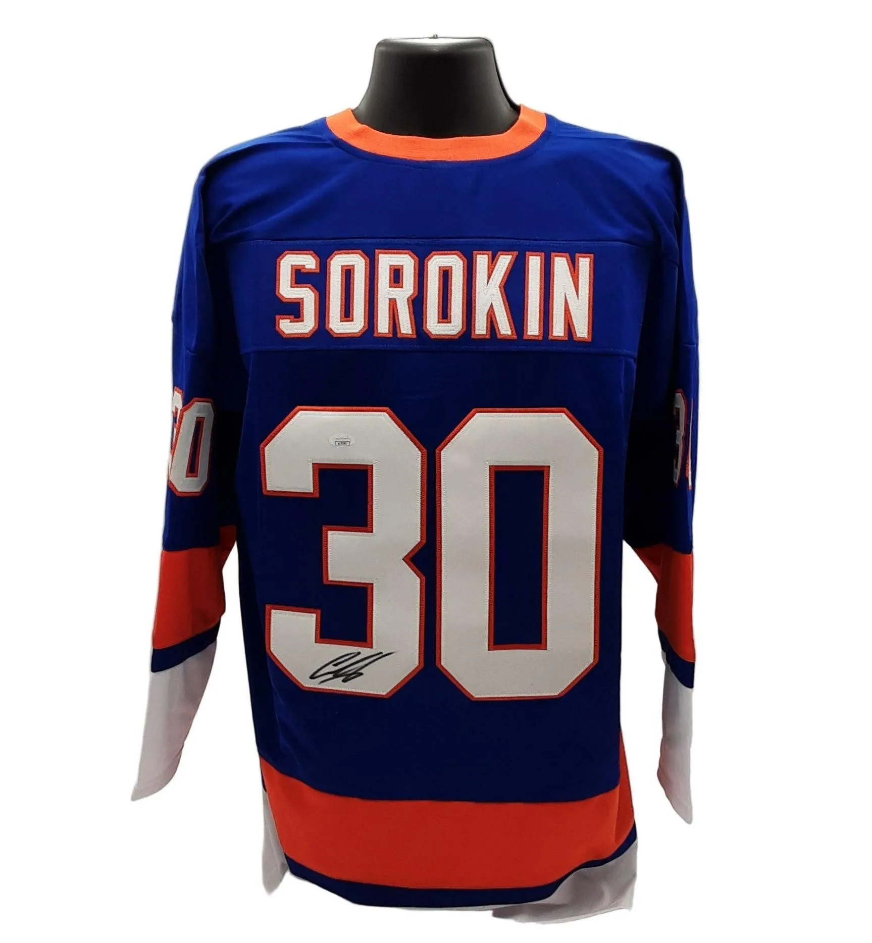 Ilya Sorokin Authentic Signed Pro Style Jersey Autographed JSA R2