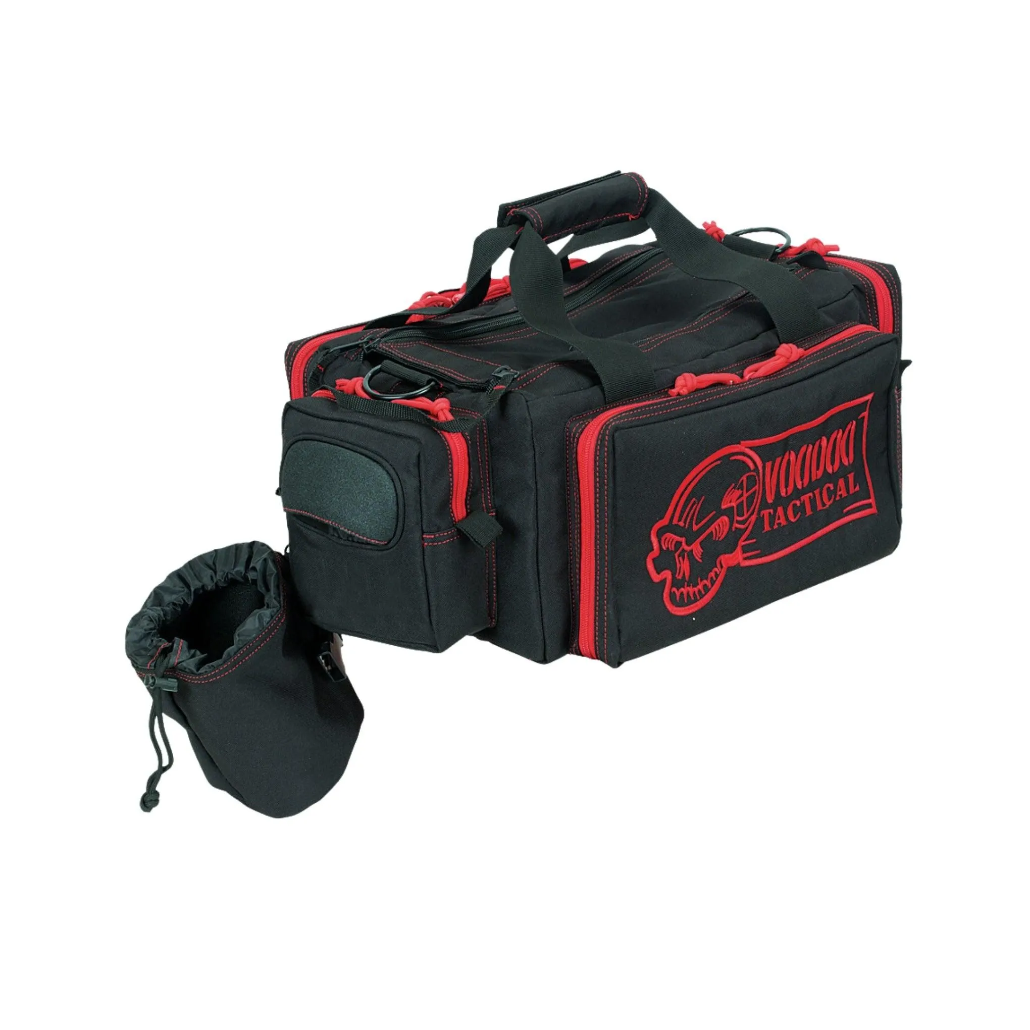 Voodoo Tactical Compact Rhino Range Bag – Heavy-Duty Shooting Range Bag with Padded Pistol Storage & Removable Organizer