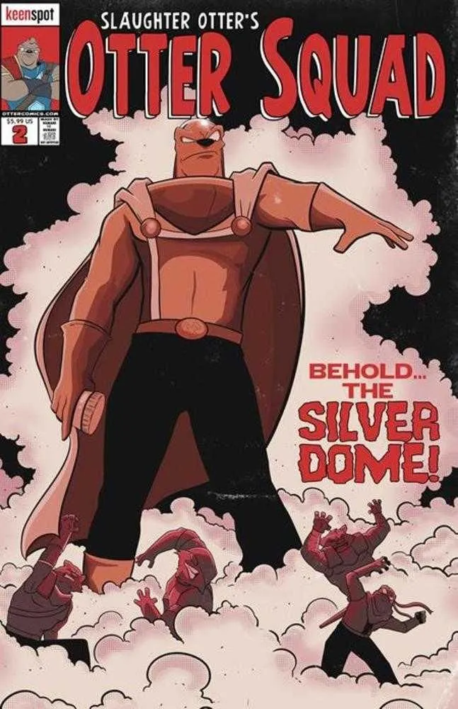 Otter Squad #2 Cover B J Hammond Marvel Super Action #18 Homage